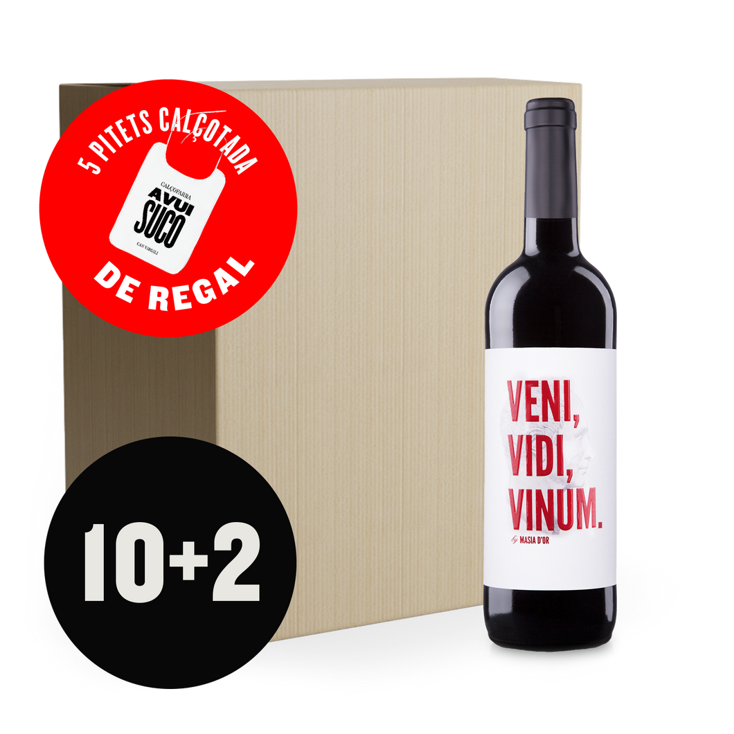Caixa de 12 Vinum Negre